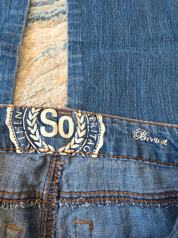 Authentic American Heritage Ultra Low Rise Bootcut Vintage Y2K Jeans UK Size 4