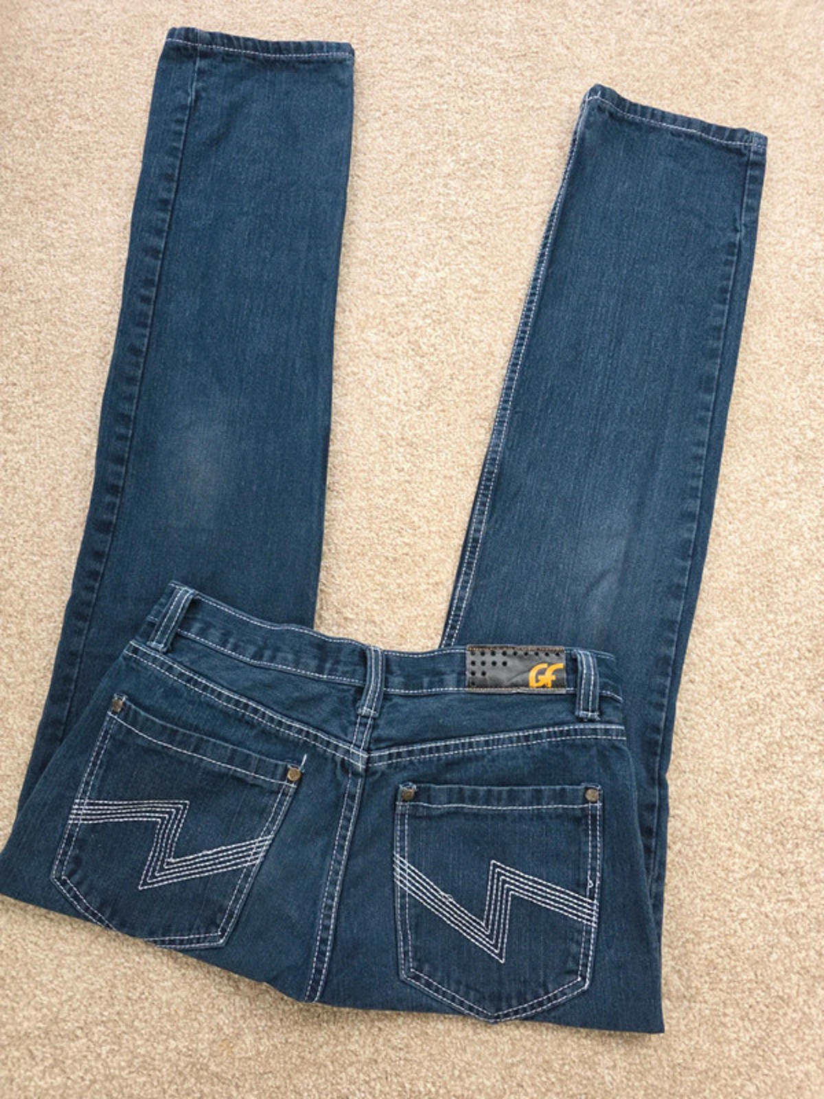 Vintage Y2K Gut Feeling Mid Rise Straight Jeans UK Size 10