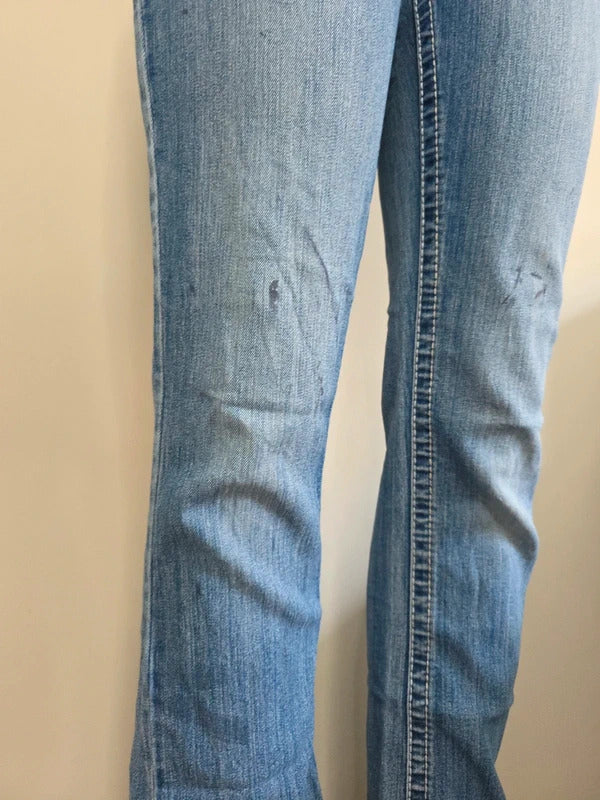 Maurices Low Rise Baby Bootcut Vintage Y2K Jeans UK Size 8
