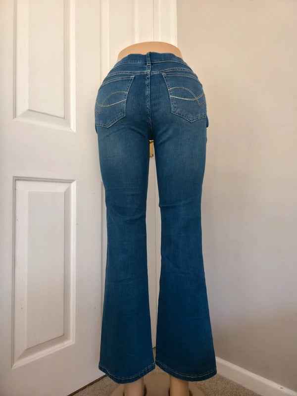 Just Be Mid Rise Bootcut Jeggings UK Size 8/10 Petite