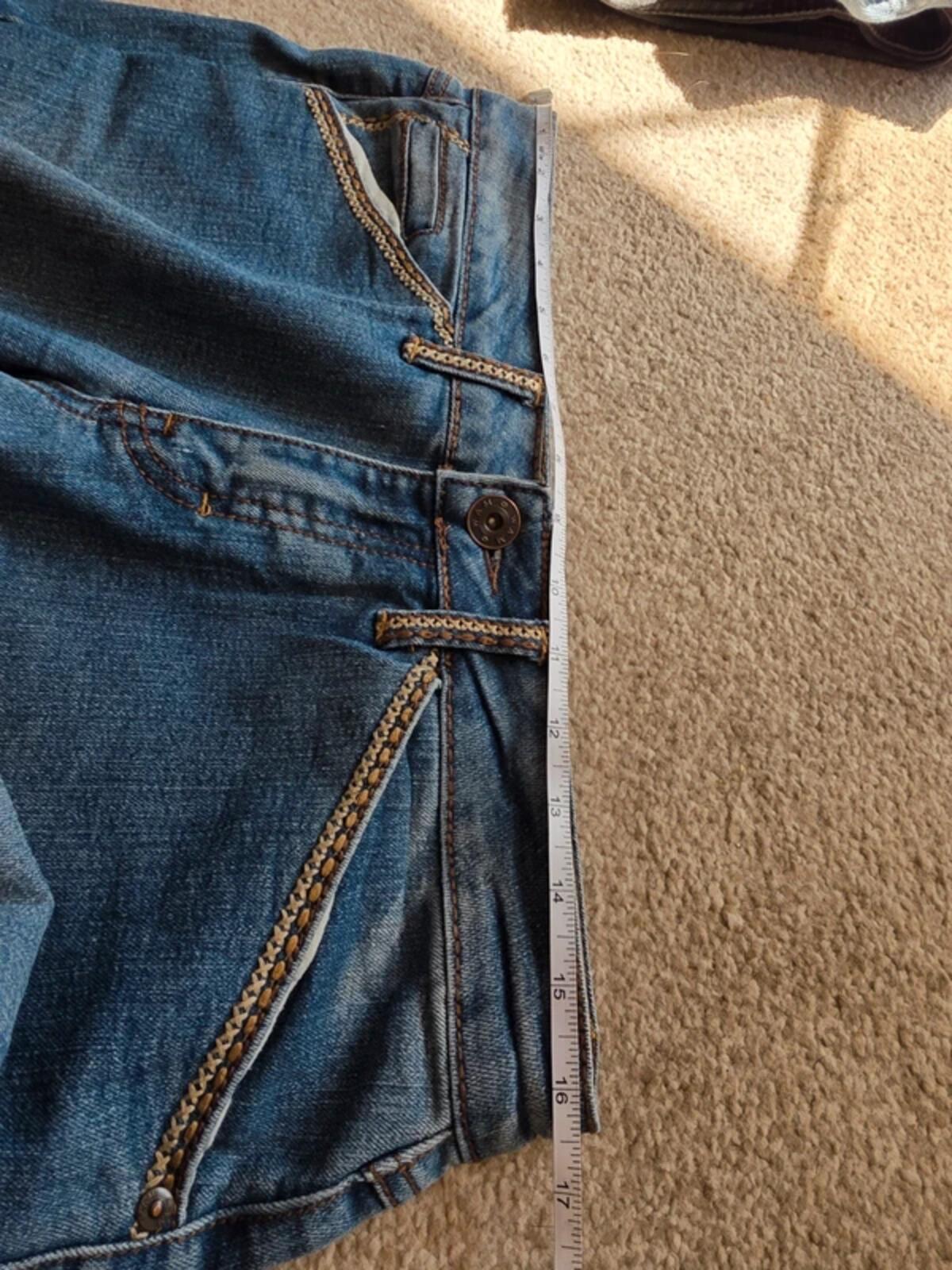 Vintage Y2K Wam Low Rise Slight Bootcut Jeans UK Size 12