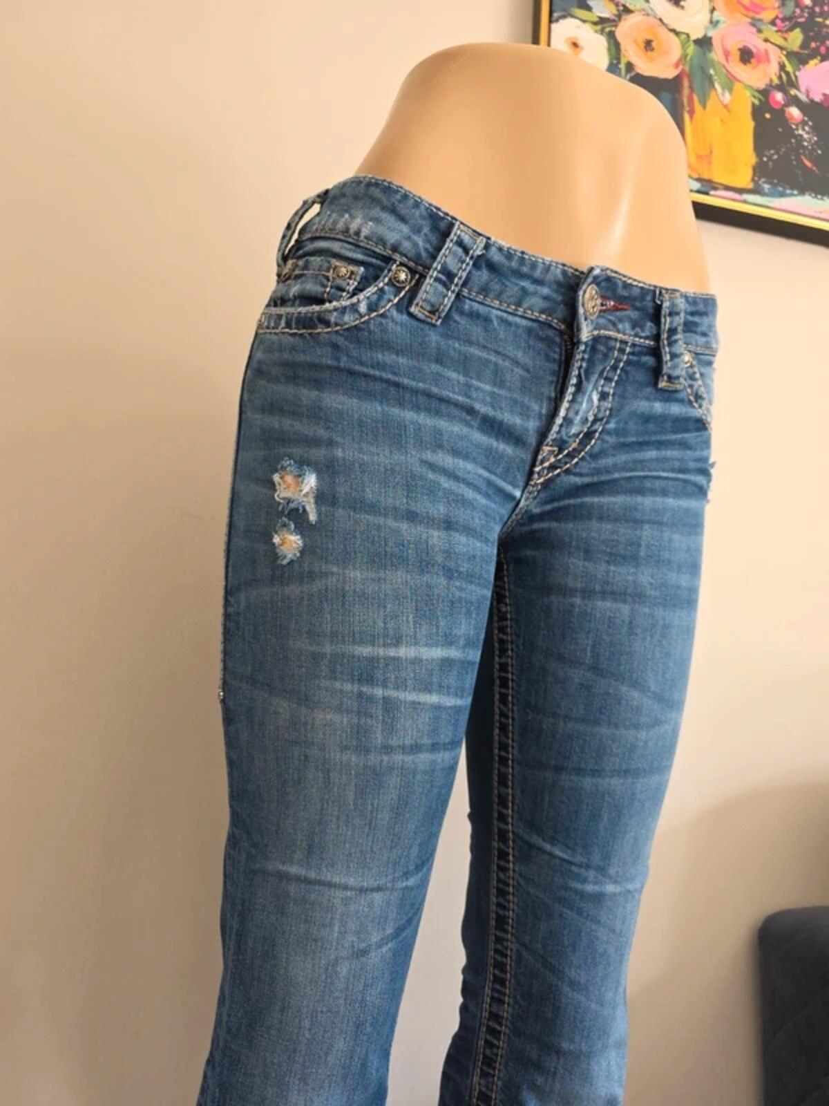 1921 Vintage Y2K Low Rise Straight Jeans UK Size 6/8 Tall