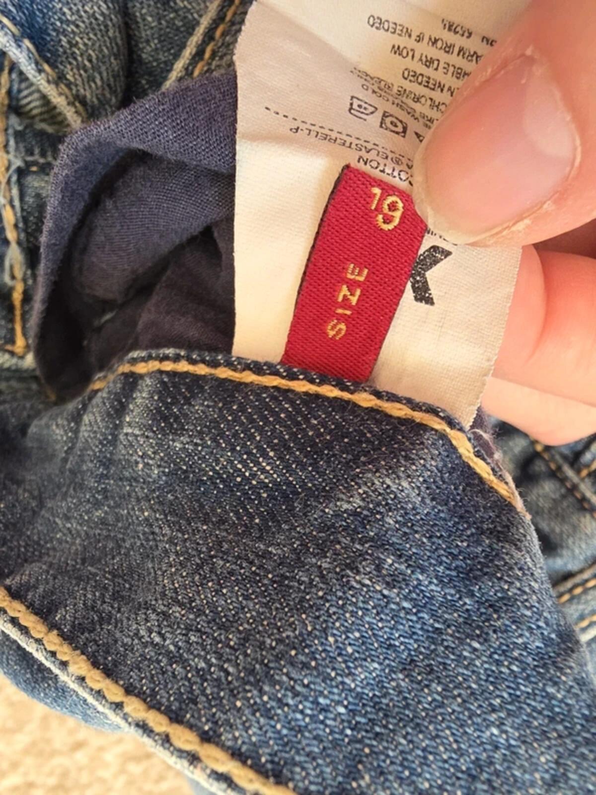 X2 Low Rise Bootcut Vintage Y2K Jeans UK Size 10 Tall