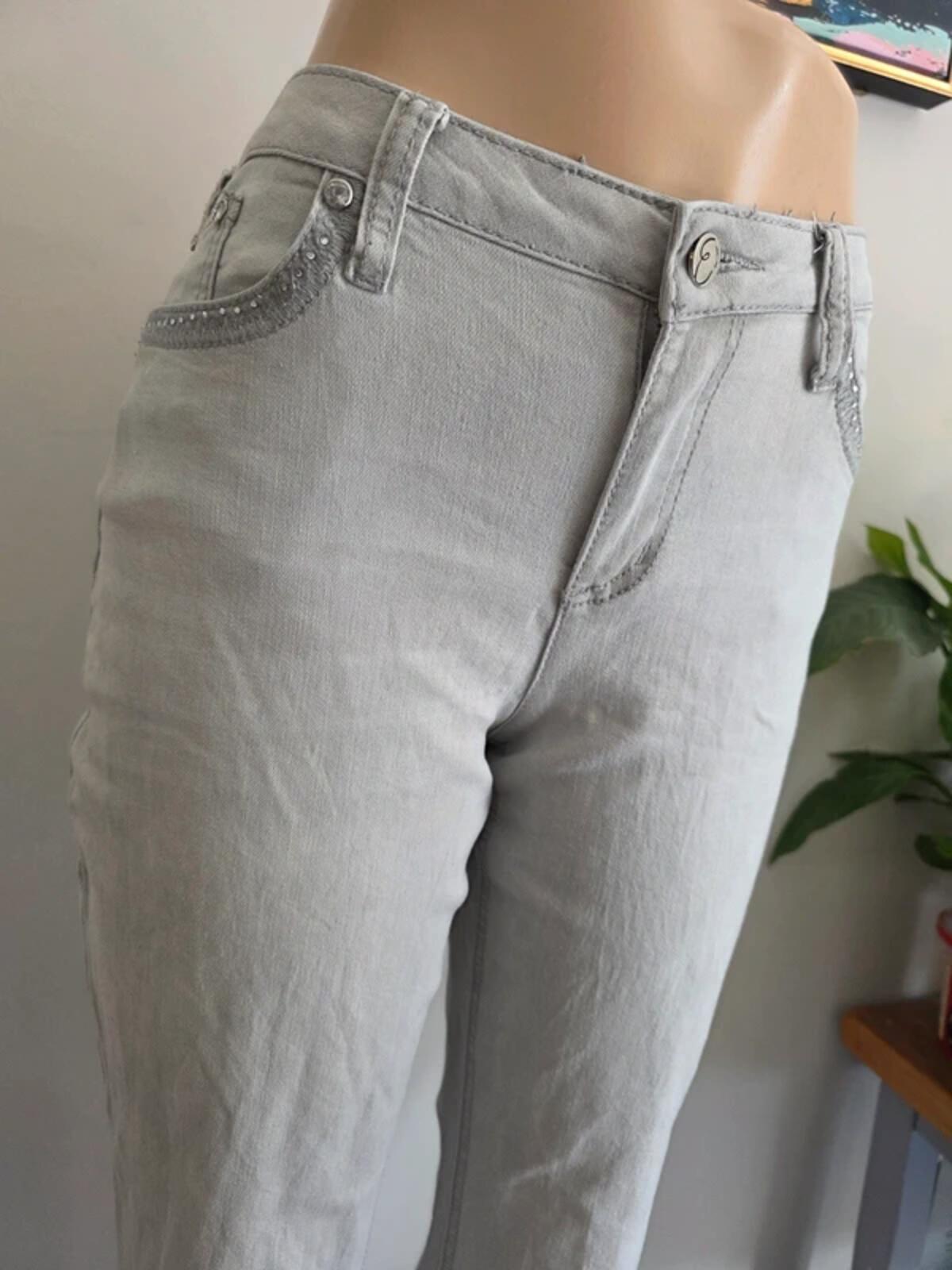 Vintage Y2K Earl Jeans Mid Rise Embroidered Bootcut Jeans UK Size 14