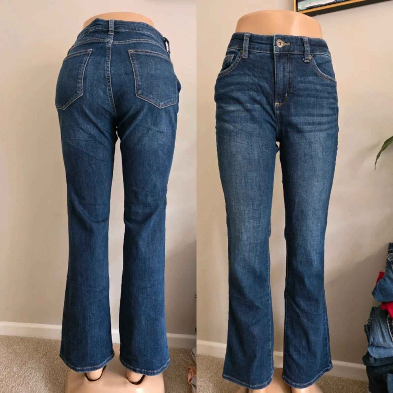 Vintage Y2K St John’s Bay Mid Rise Bootcut Jeans UK Size 10/12