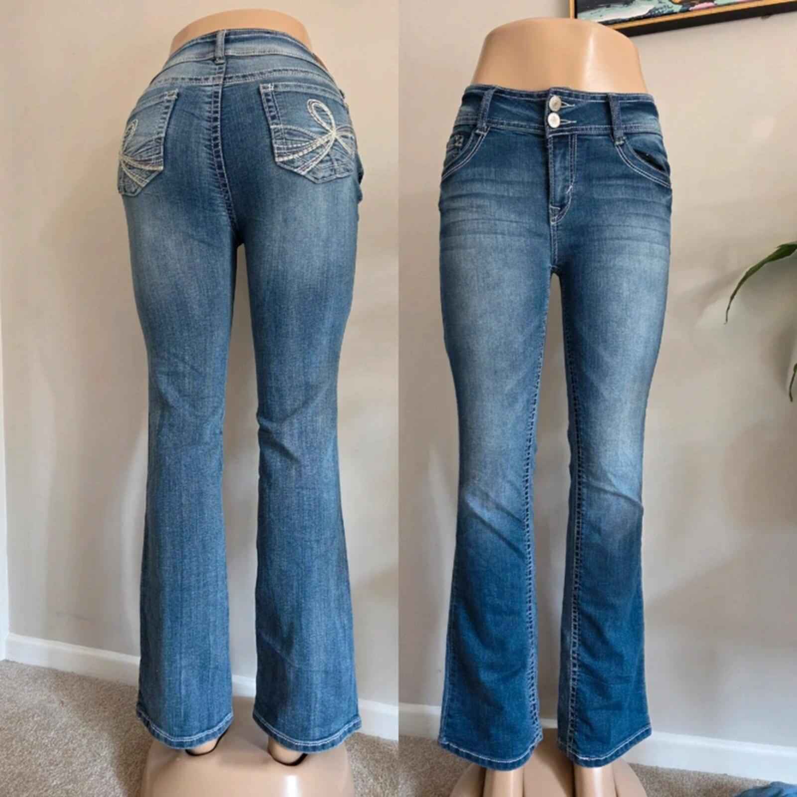 Vintage Y2K Wallflower Mid Rise Bootcut Jeans UK Size 8