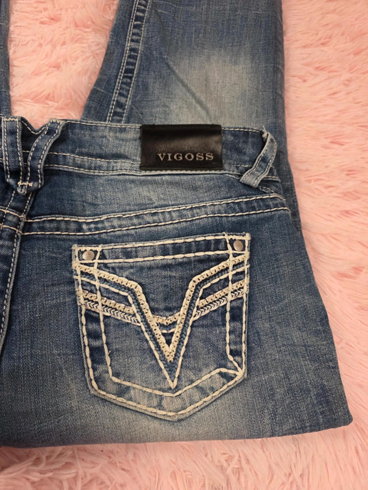 Vintage Y2K Vigoss The Chelsea Boyfriend Mid Rise Jeans UK Size 16 Petite