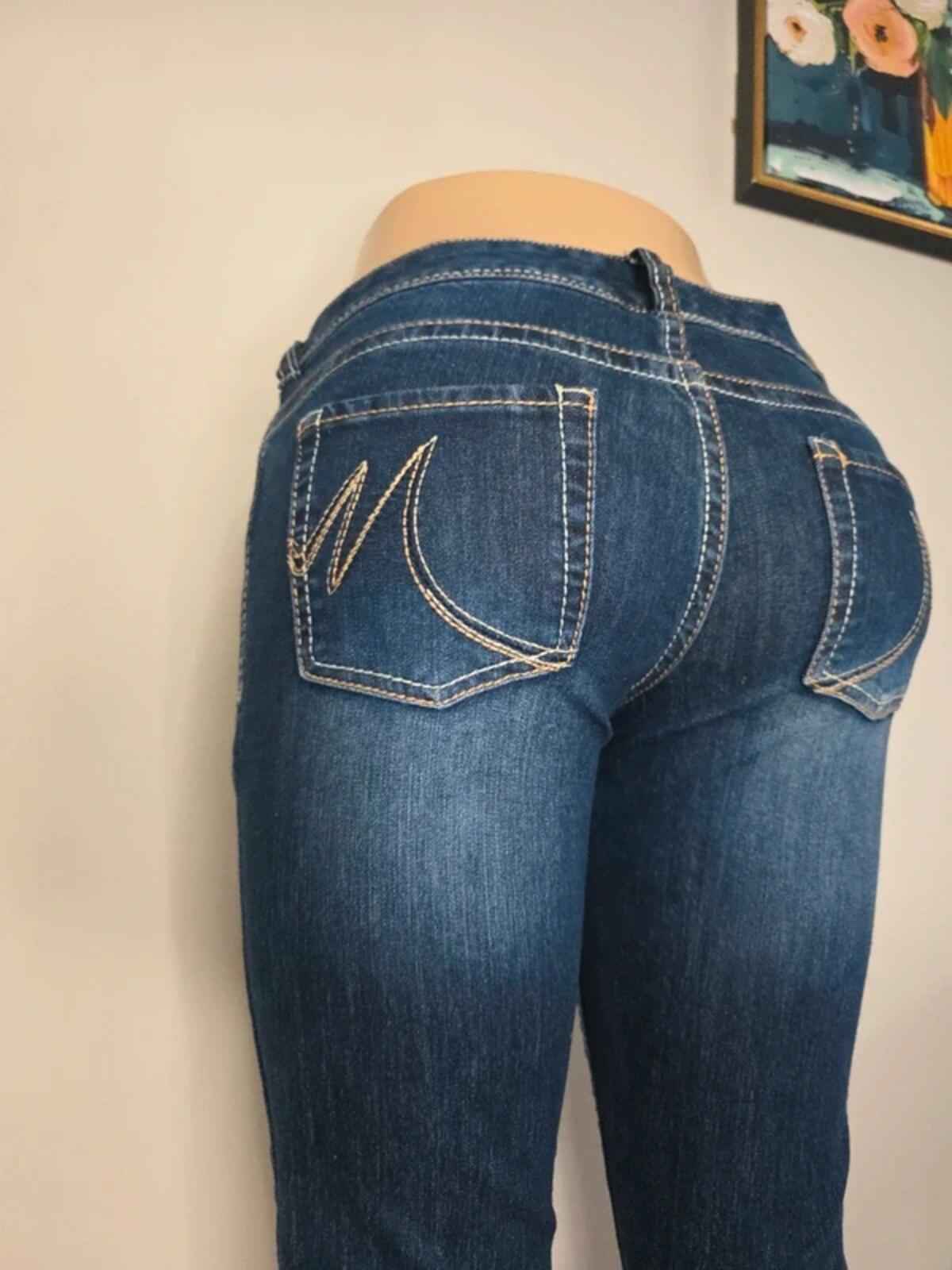 Maurices Low Rise Bootcut Jeans UK Size 8 Petite
