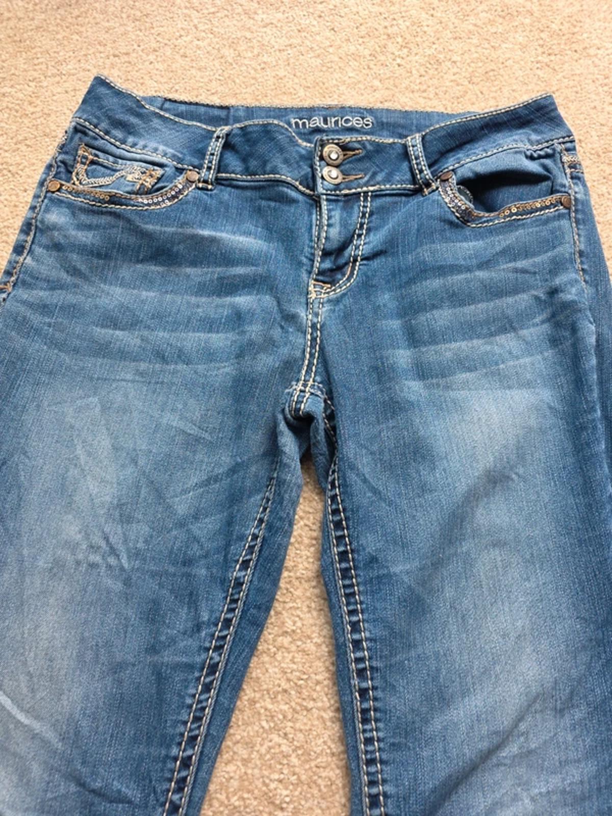 Vintage Y2K Maurices Mid Rise Bootcut Jeans UK Size 12