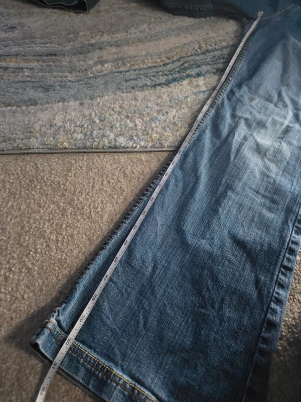D. Jeans Mid Rise Bootcut Vintage Y2K Jeans UK Size 14