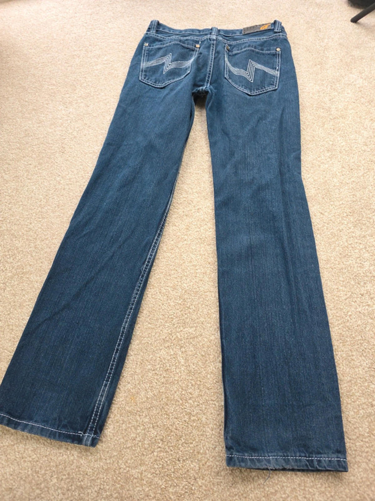 Vintage Y2K Gut Feeling Mid Rise Straight Jeans UK Size 10