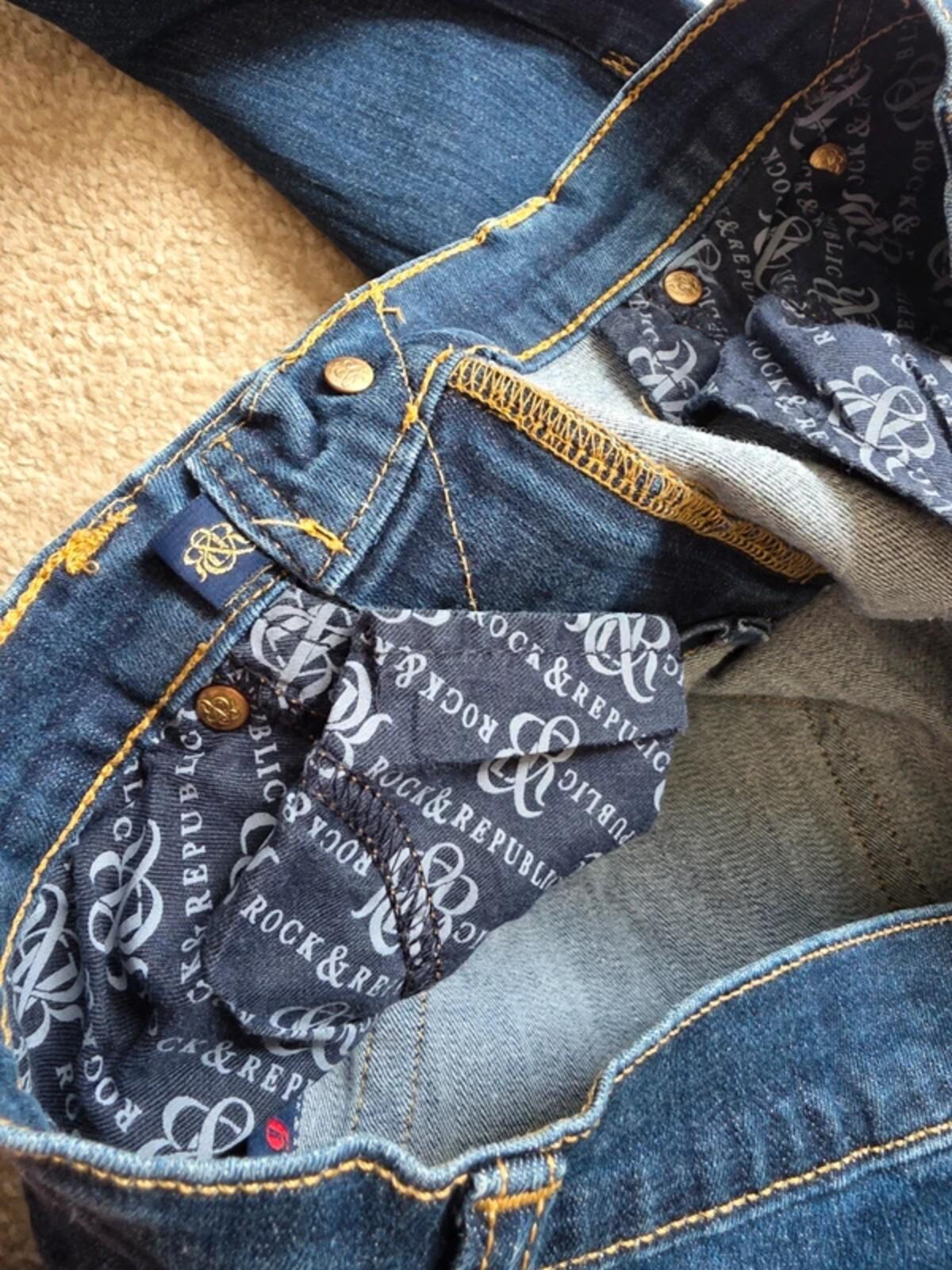Vintage Y2K Rock & Republic Mid Rise Bootcut Jeans UK Size 8