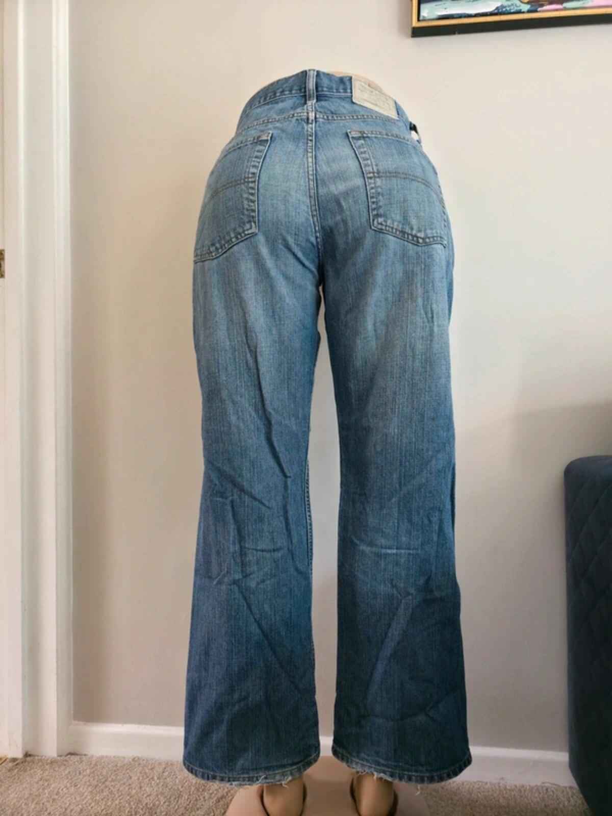 Tommy Hilfiger Vintage Y2K Petite High Rise Bootcut Jeans UK Size 16