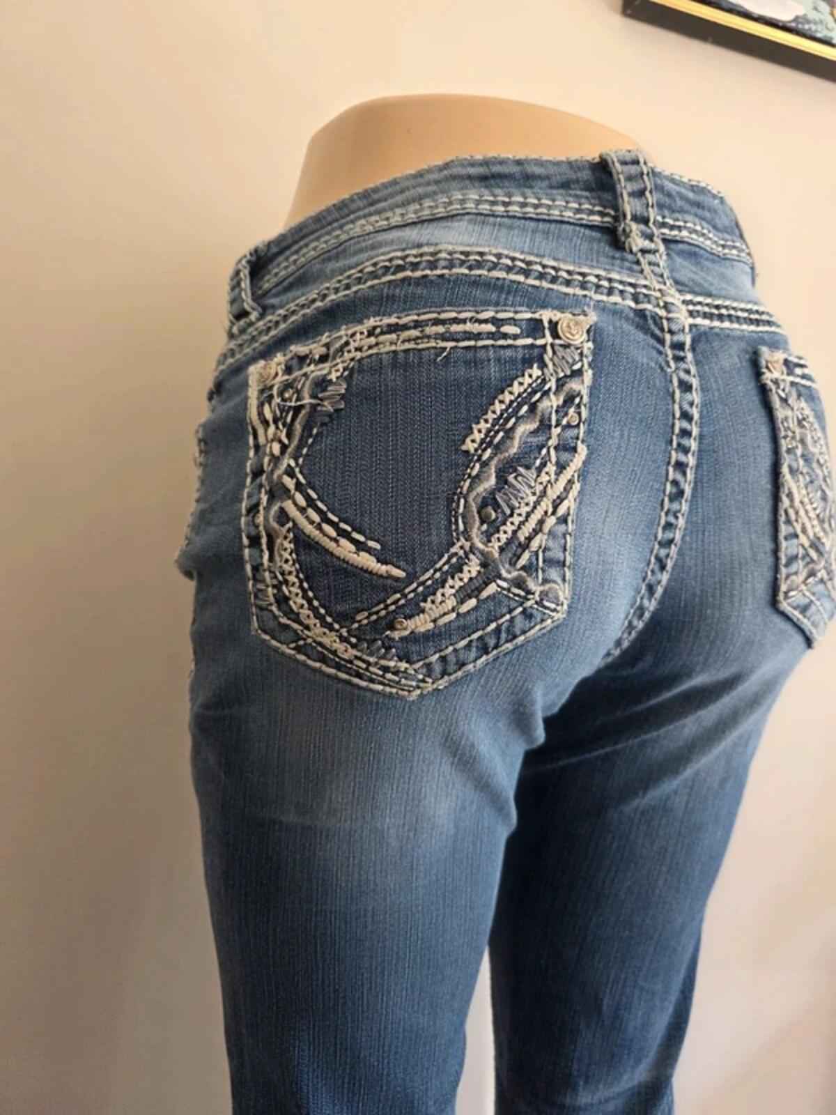 Grace in LA Mid Rise Bootcut Jeans UK Size 12