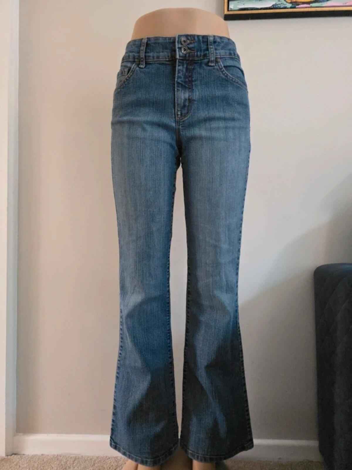 Bandolino Mid Rise Bootcut Vintage Y2K Jeans UK Size 10