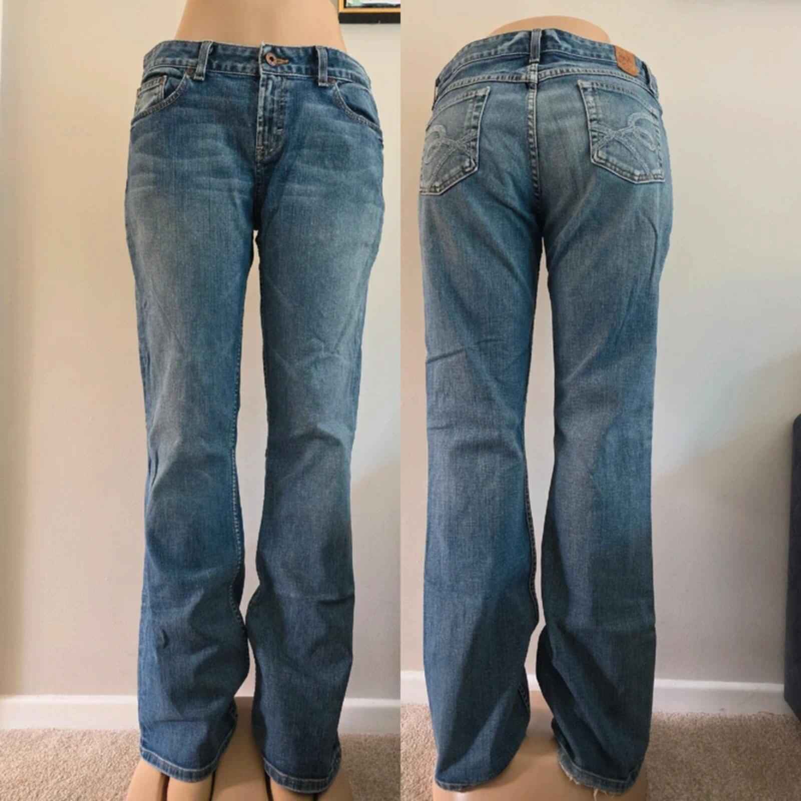 BKE Mid Rise Bootcut Vintage Y2K Jeans UK Size 14 Tall