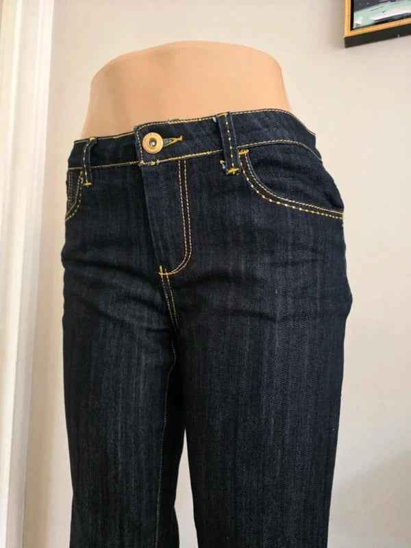 Baccini Mid Rise Wide Leg Vintage Y2K Jeans UK Size 10
