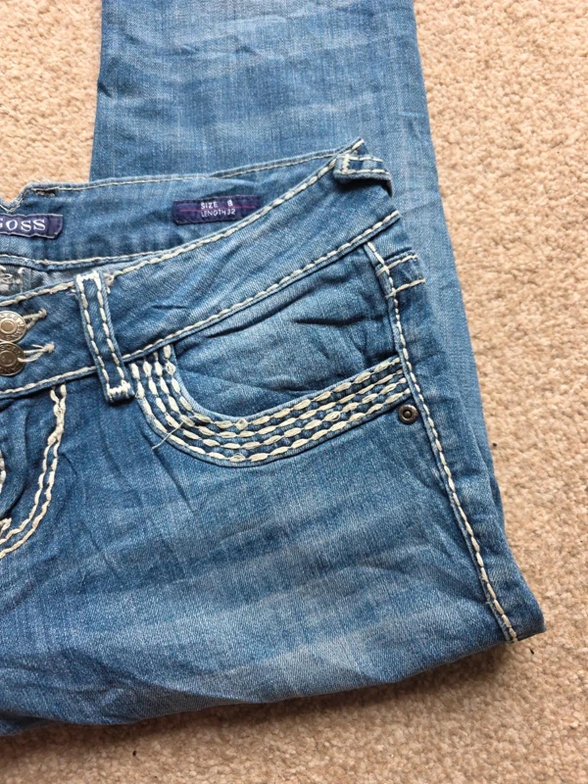 Vintage Y2K Vigoss Mid Rise Bootcut Jeans UK Size 14