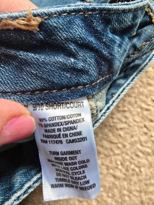 Aeropostale Mid Rise Flared Vintage Y2K Jeans UK Size 10 Petite