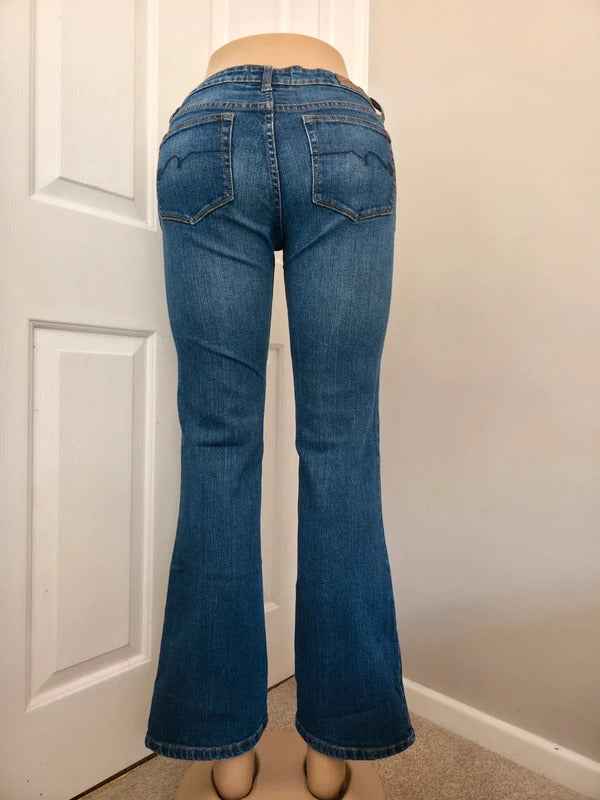 American Rag Low Rise Bootcut Vintage Y2K Jeans UK Size 8 Petite