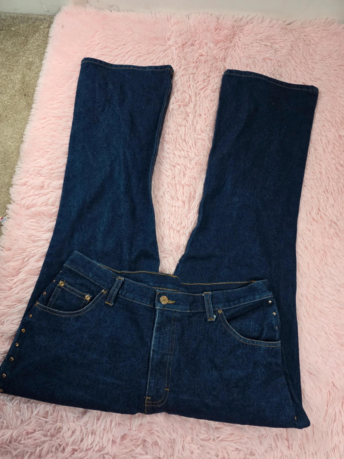 Vintage Y2K No Boundaries Mid Rise Bootcut Jeans UK Size 14