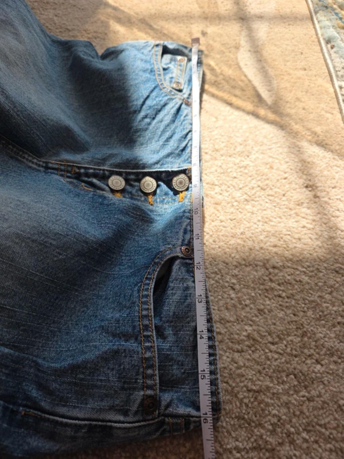 Express Mid Rise Hipster Flared Vintage Y2K Jeans UK Size 10/12 Tall