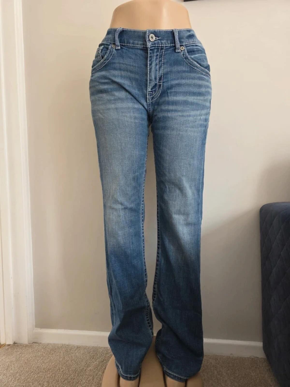 BKE Mid Rise Bootcut Vintage Y2K Jeans UK Size 16 Tall