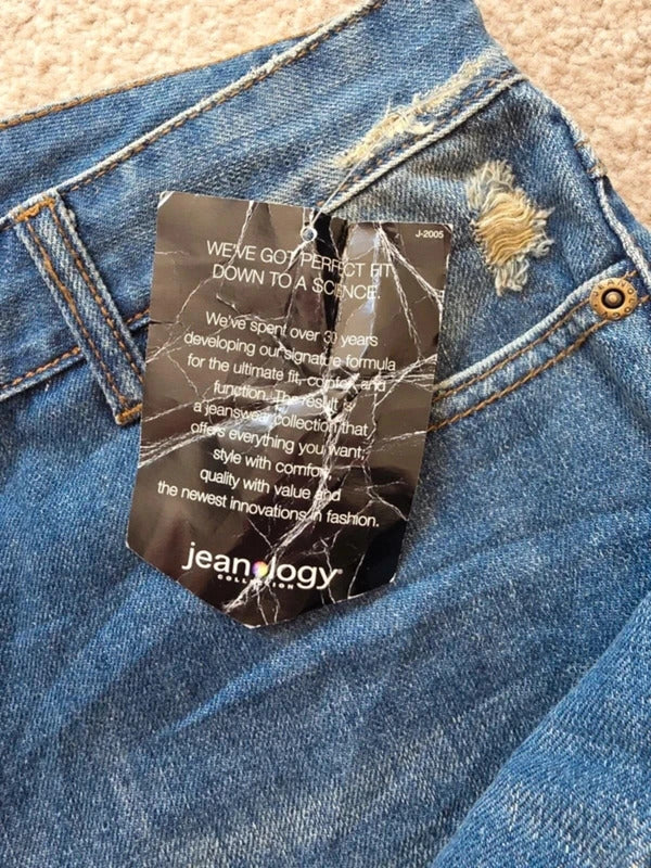 Vintage Y2K Jeanology Mid Rise Bootcut Jeans UK Size 10