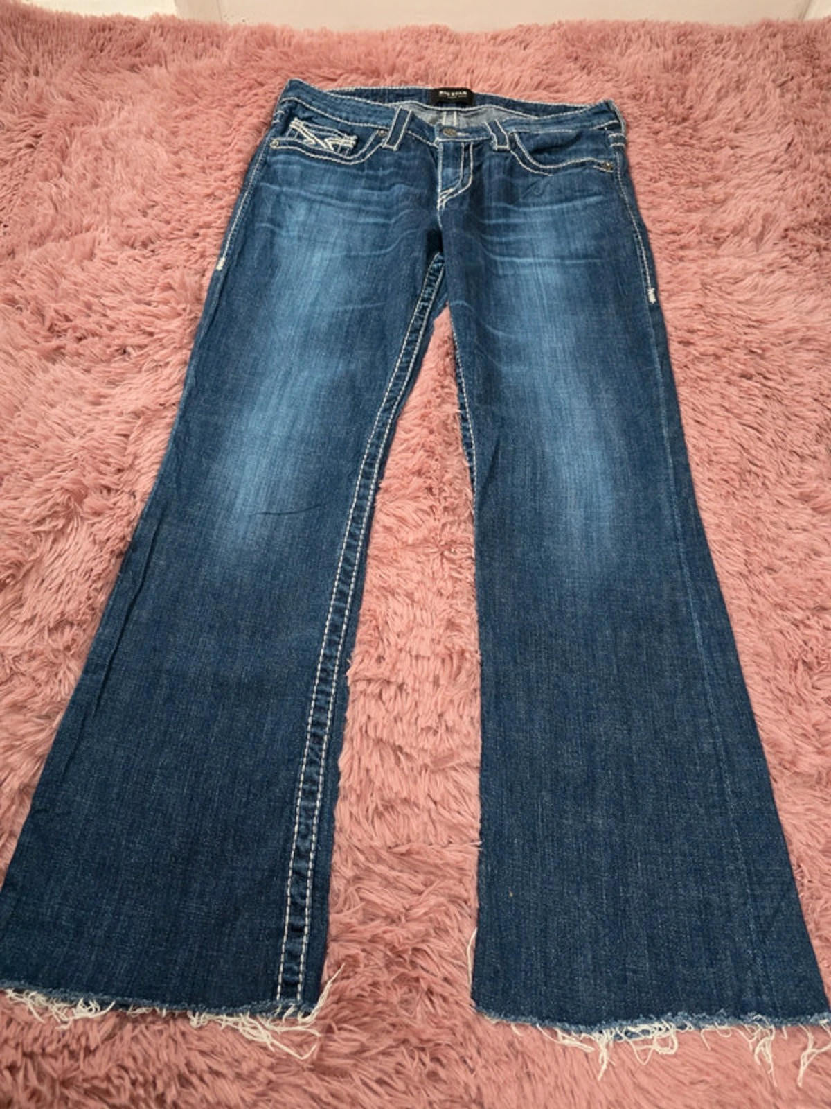 Vintage Y2K Big Star New Hazel Boot Low Rise Bootcut Jeans UK size 12 Petite