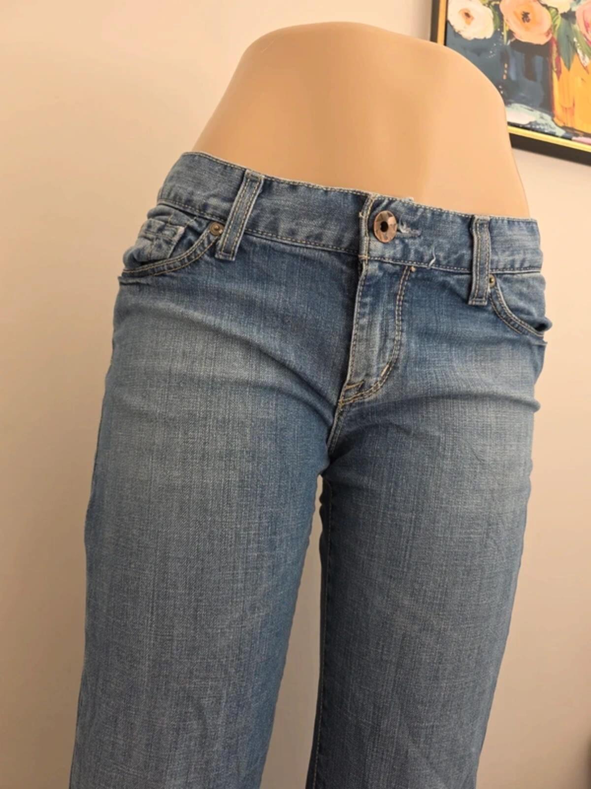 X2 Low Rise Bootcut Vintage Y2K Jeans UK Size 10 Tall