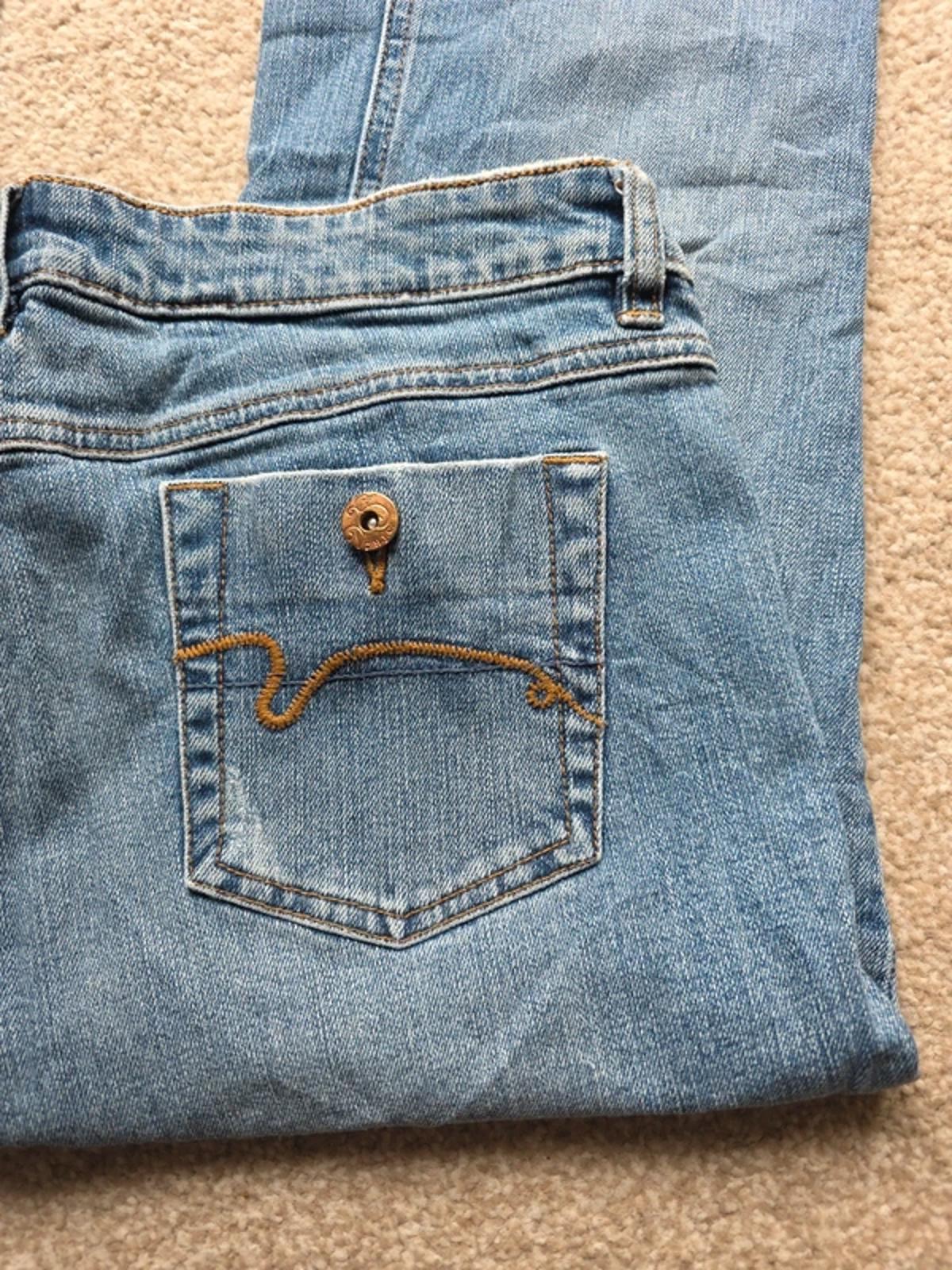 Vintage Y2K Duck Head Low Rise Bootcut Jeans UK Size 12