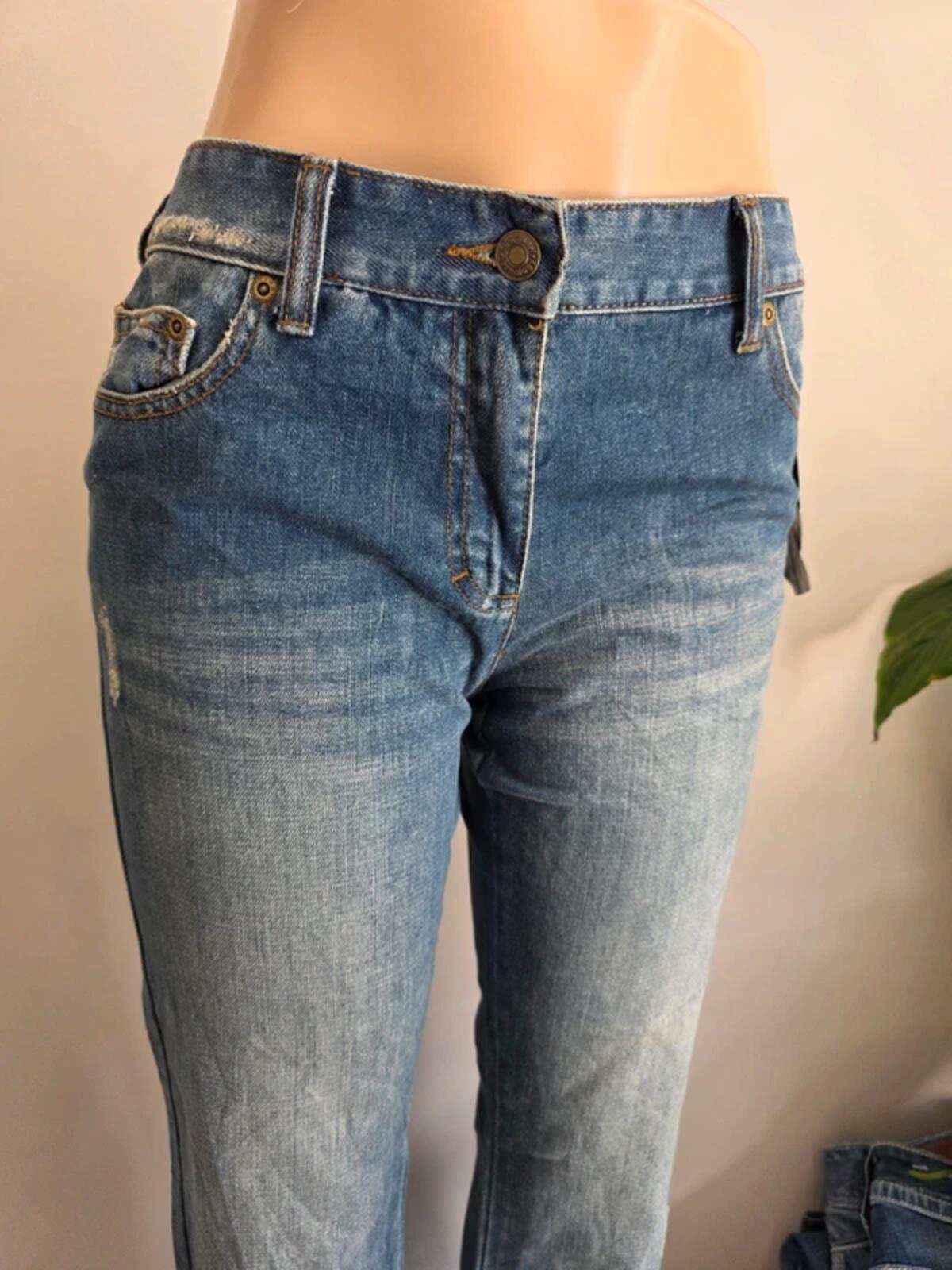 Vintage Y2K Jeanology Mid Rise Bootcut Jeans UK Size 10