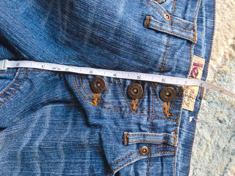 Lei Low Rise Flared Vintage Y2K Jeans UK Size 4 Petite