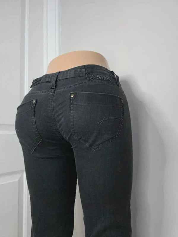 G-Star Low Rise Slim Vintage Y2K Jeans UK Size 6/8