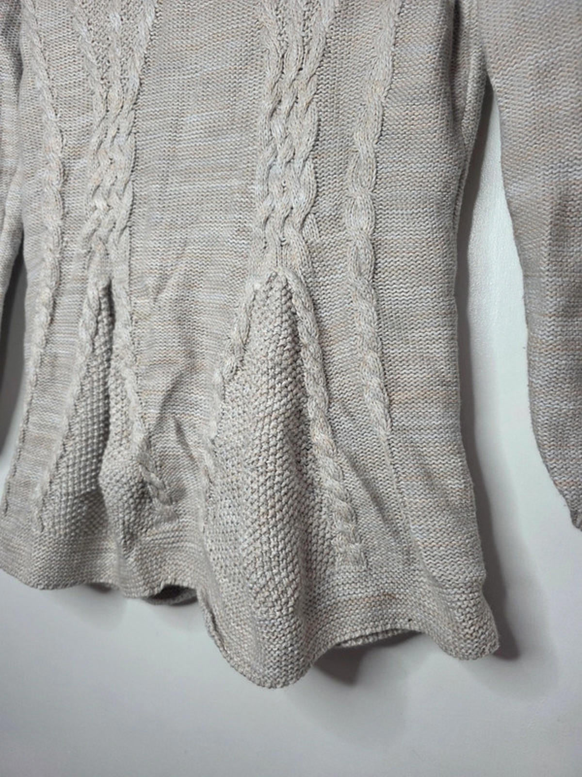 Cupio Cable Knit Long Sleeve Jumper UK 10