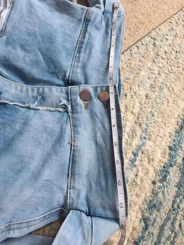 My Boo High Waisted Cropped Cargo Jeans UK Size 8
