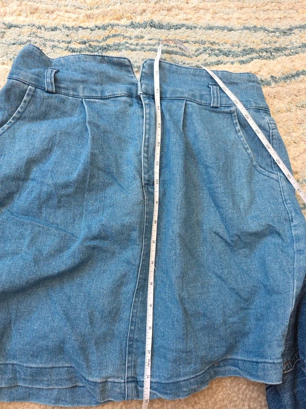 Japanese Denim Mini Skirt UK Size 8