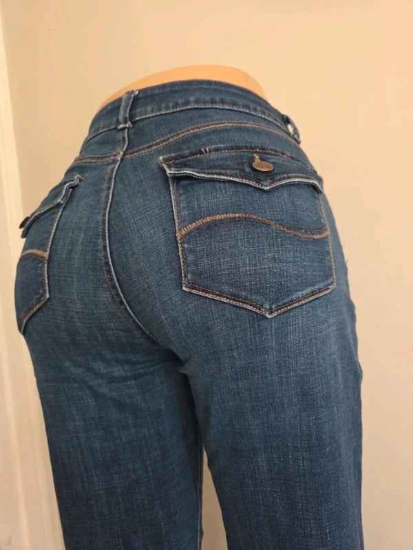 Lee Mid Rise Bootcut Vintage Y2K Jeans UK Size 10/12
