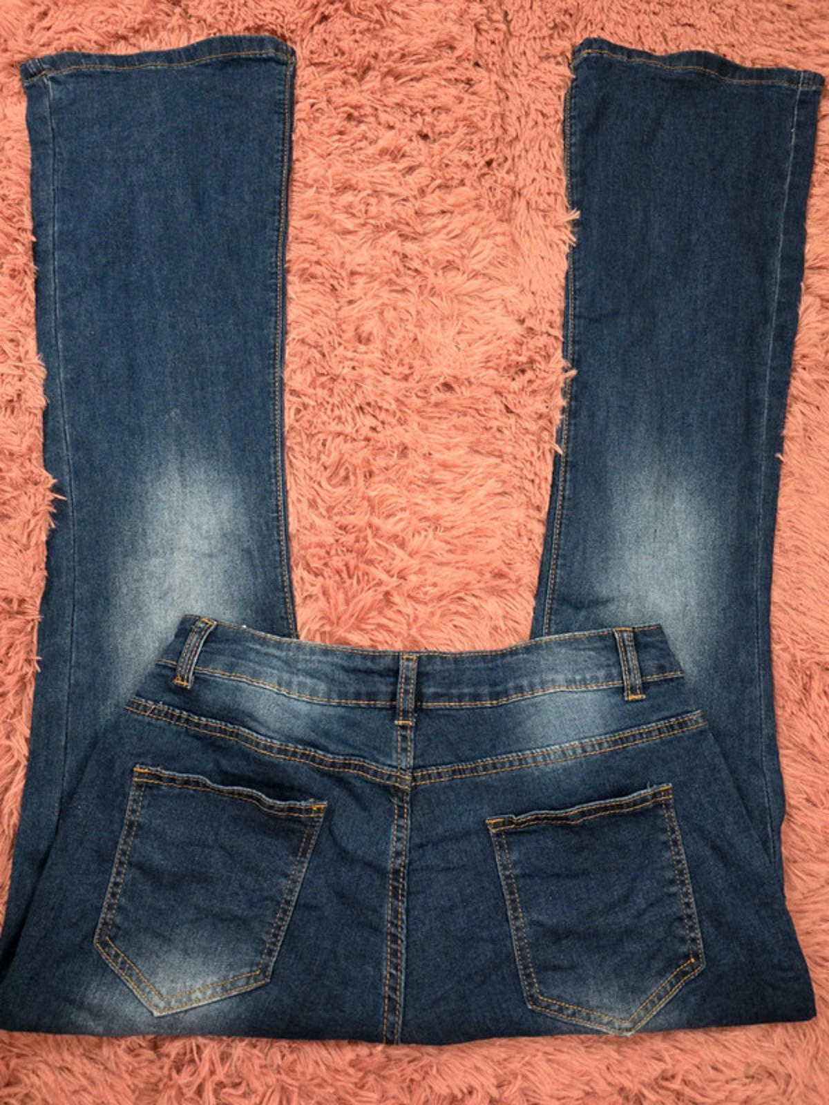 Vintage Y2K Flared Mid Rise Jeans UK size 12