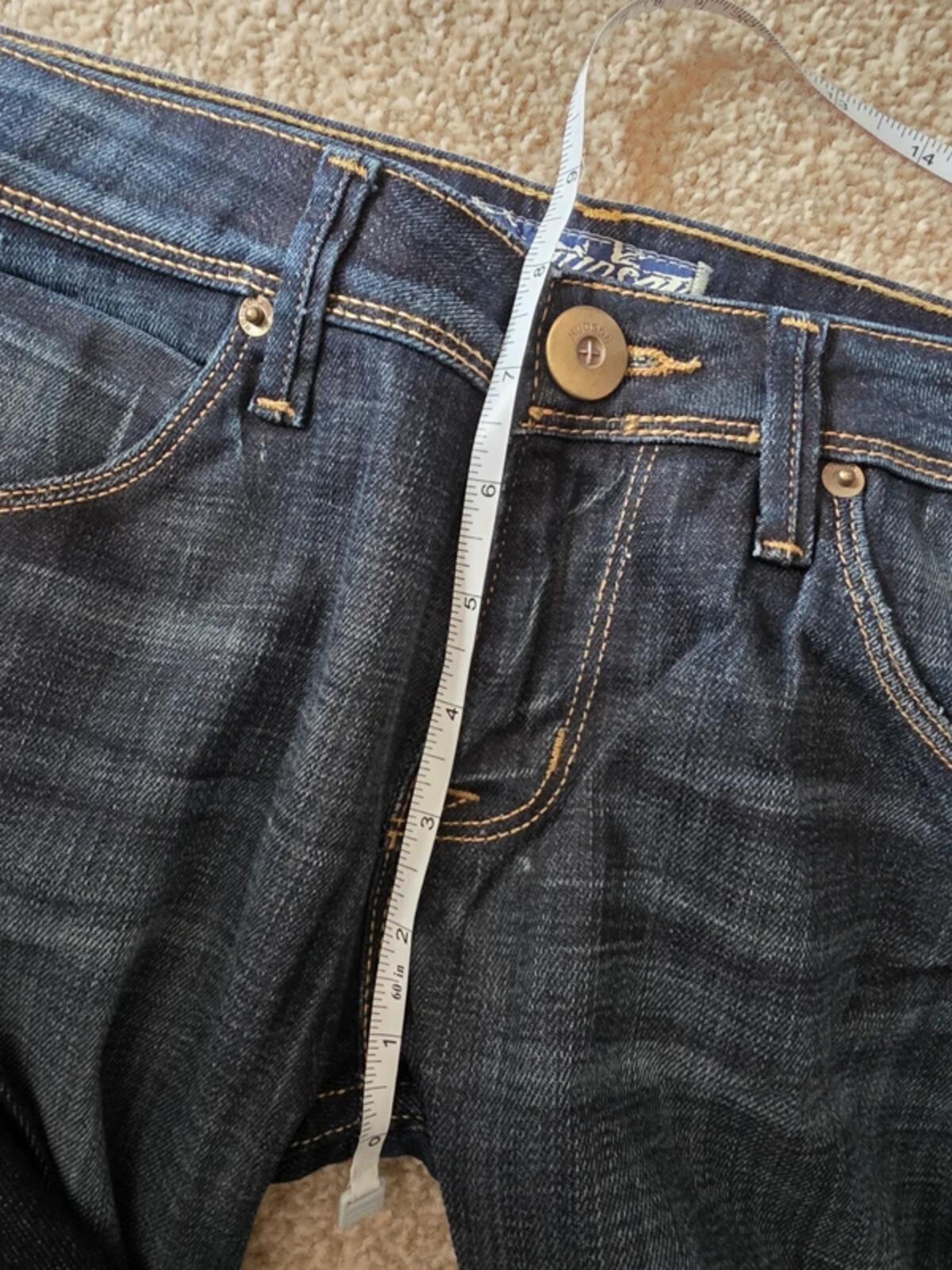 Hudson Low Rise Straight Leg Jeans UK Size 8 Tall