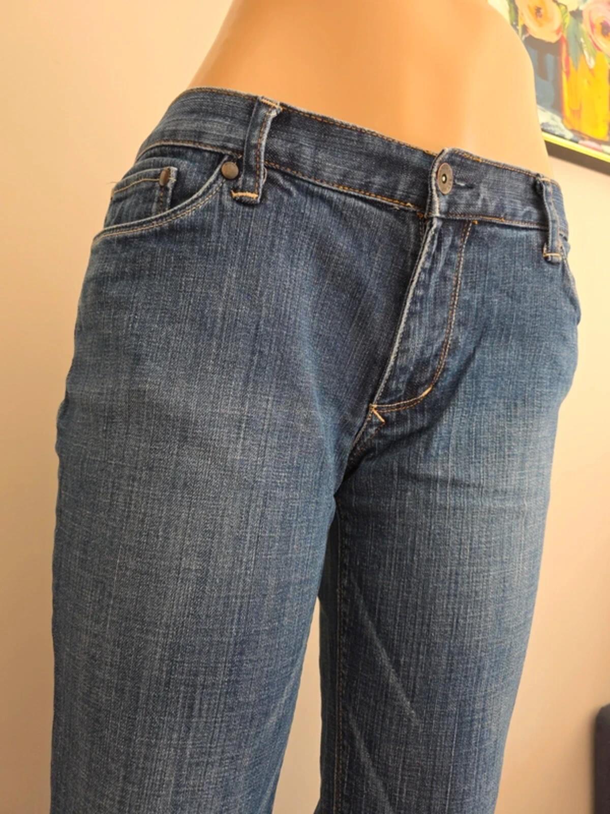 Mossimo Low Rise Loose Bootcut Vintage Y2K Jeans UK Size 10/12