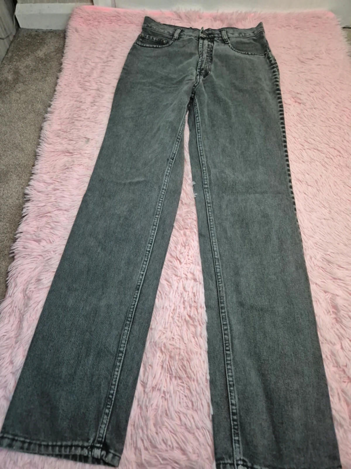 Vintage Y2K Versace Jeans Couture High Rise Straight Jeans UK 8