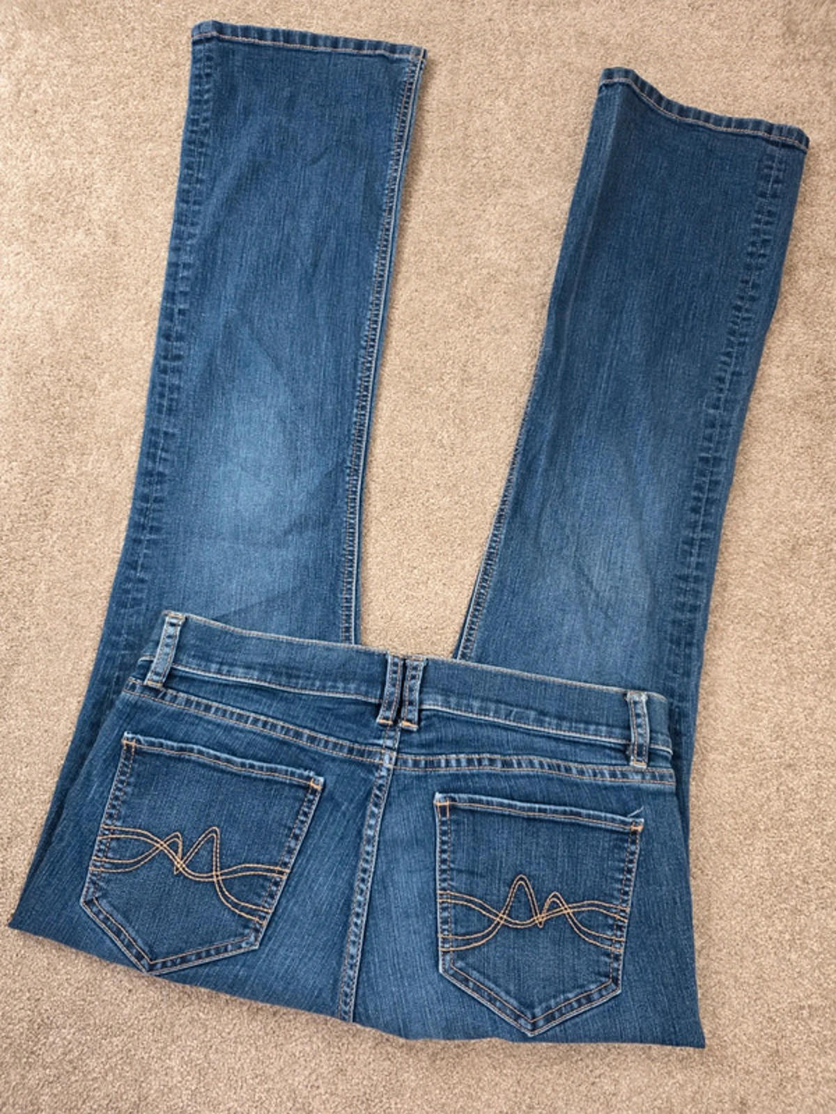 Vintage Y2K NY & Co Mid Rise Bootcut Jeans UK Size 10–12 Petite