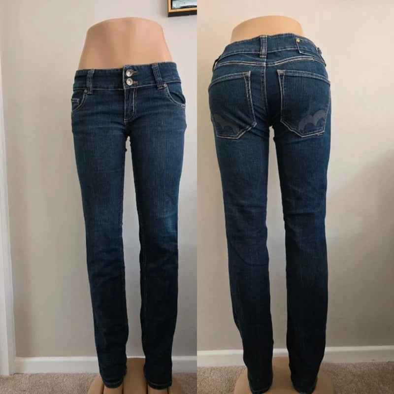 Bik Bok Low Rise Skinny Vintage Y2K Jeans UK Size 8/10
