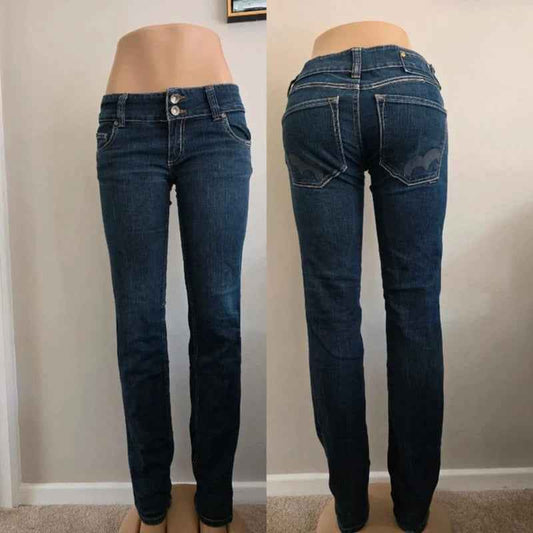 Bik Bok Low Rise Skinny Vintage Y2K Jeans UK Size 8/10