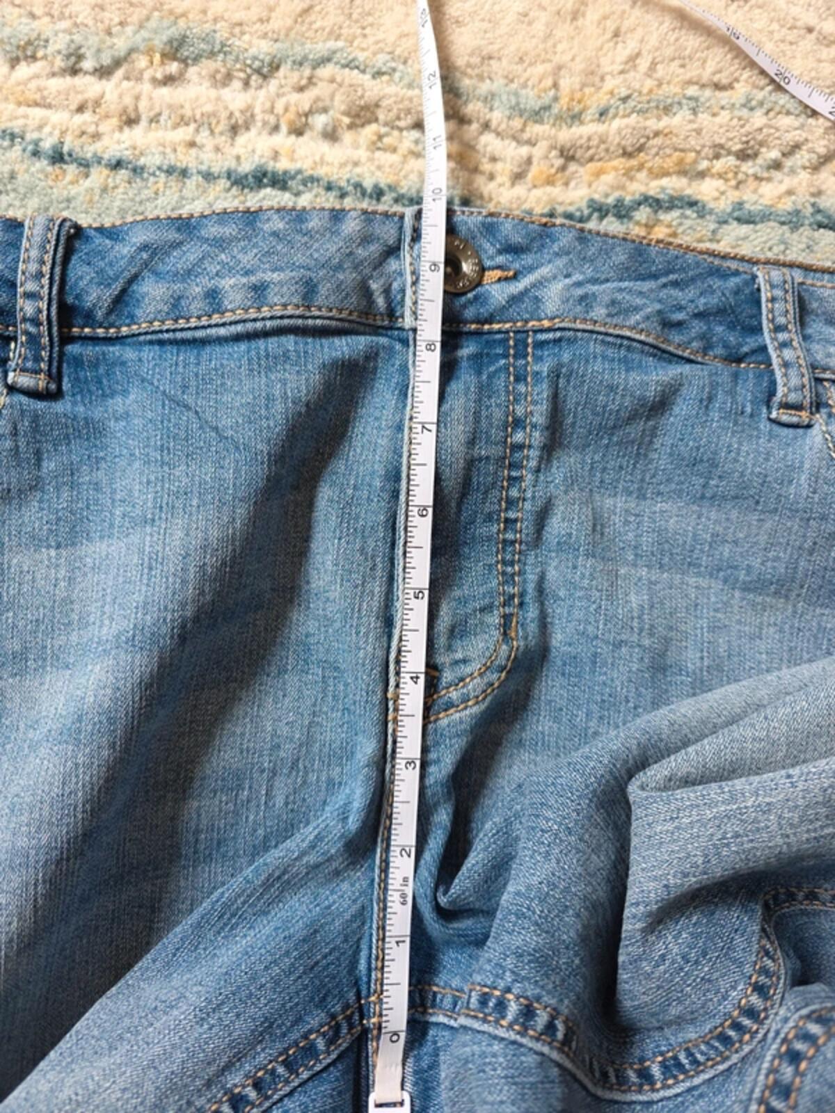 Natural Reflections Vintage Y2K Mid Rise Straight Jeans UK Size 18 Petite