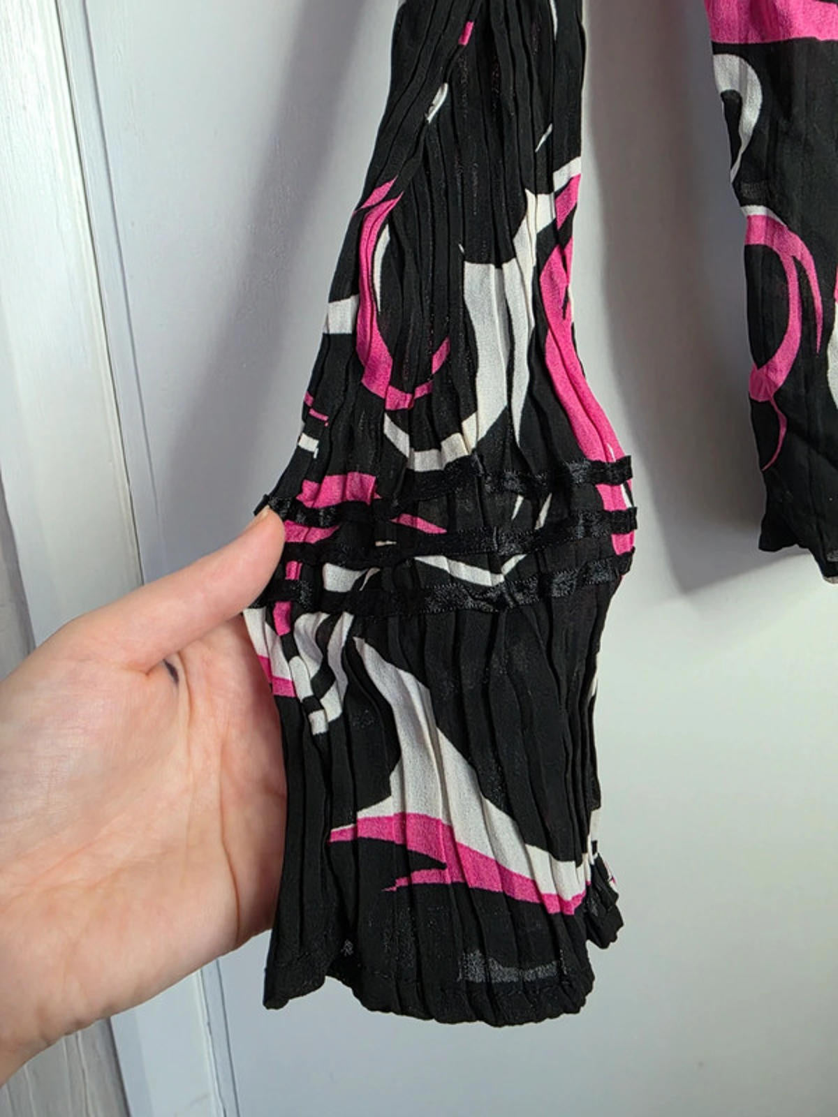 Vintage Y2K Jennifer Lloyd Lace Up Blouse UK size 12/14 x