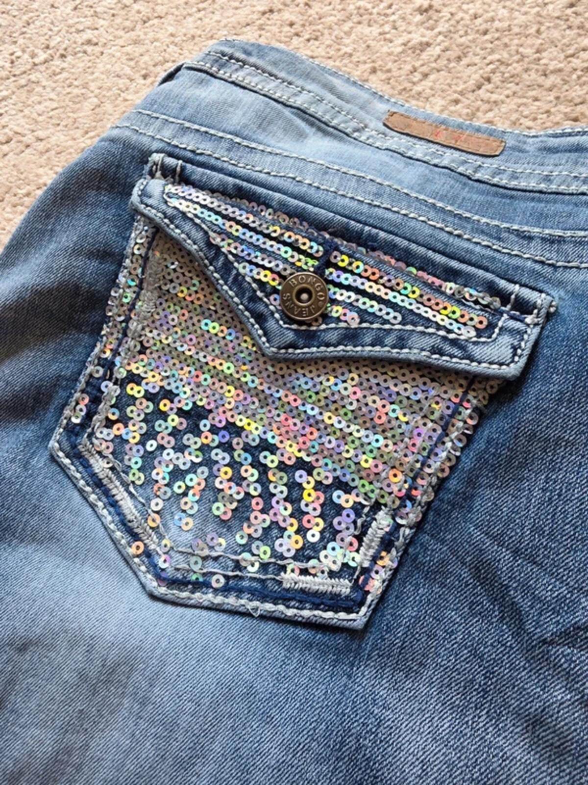 Bongo Low Rise Flared Jeans UK Size 14