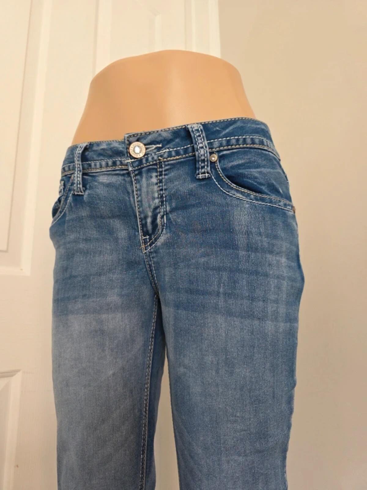 Hydraulic Low Rise Skinny Vintage Y2K Jeans UK Size 10