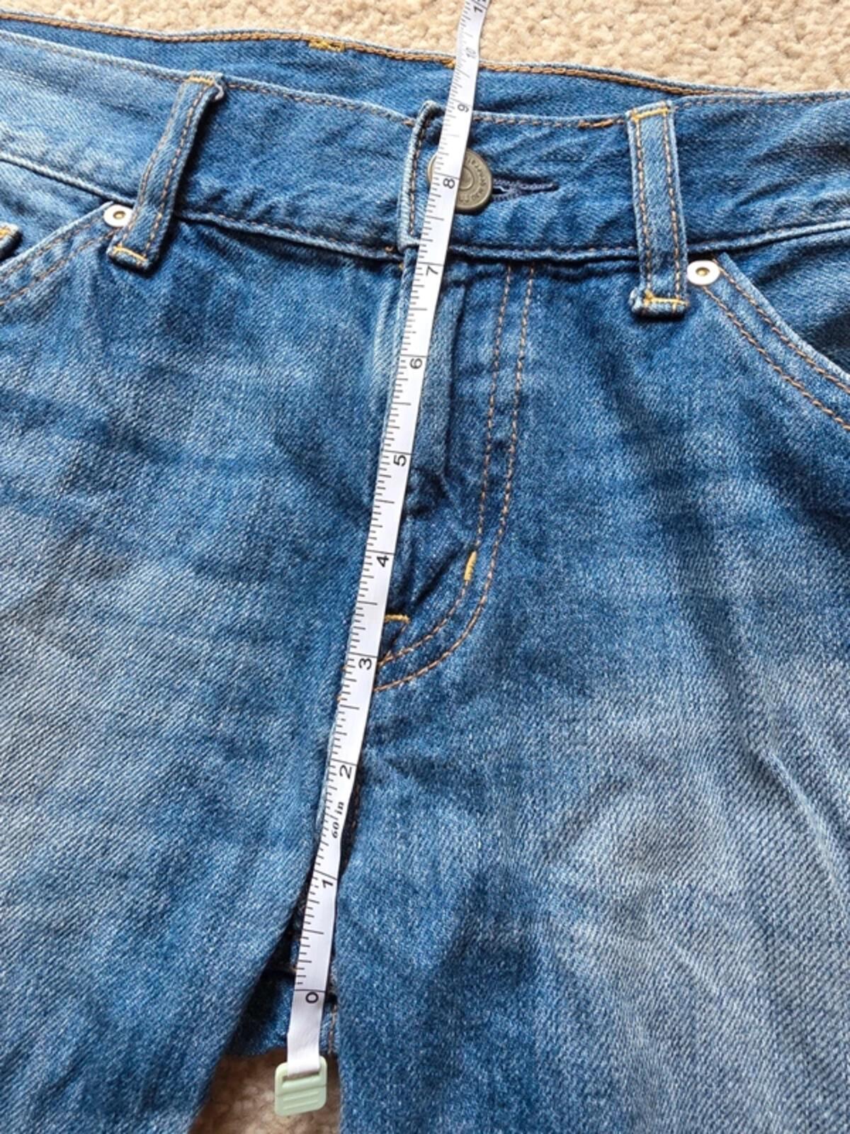 Vintage Y2K Uniqlo Mid Rise Cropped Jeans UK Size 10/12